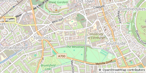 Map of Edinburgh