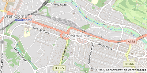 Map of Bournemouth