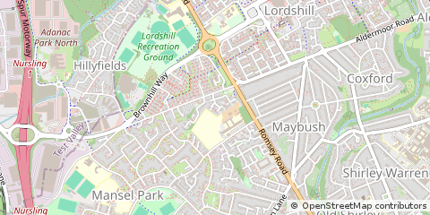 Map of Southampton