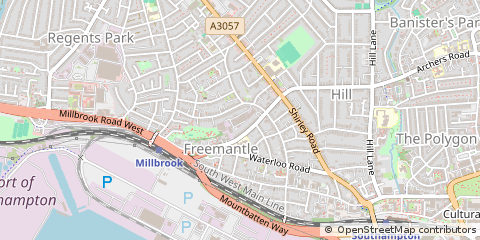 Map of Southampton