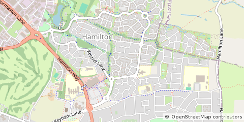 Map of Leicester