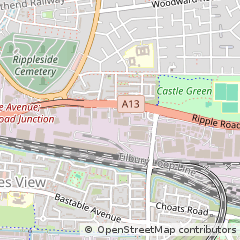 Map of Barking, Essex