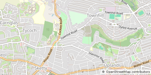 Map of Swansea