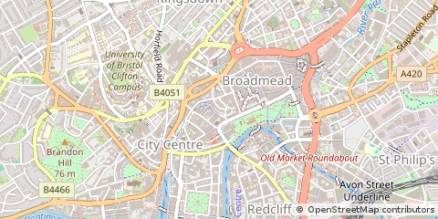 Map of Bristol