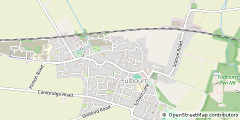 Map of Cambridge, Cambs