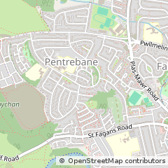 Map of Cardiff