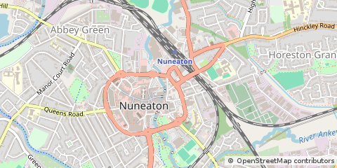 Map of Nuneaton