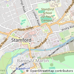 Map of Stamford, Lincolnshire