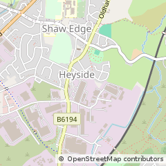 Map of Royton Oldham