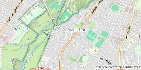 Map of Leicester