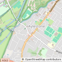 Map of Leicester