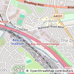 Map of Walsall