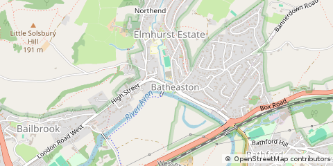 Map of Bath