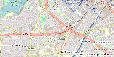 Map of Birmingham