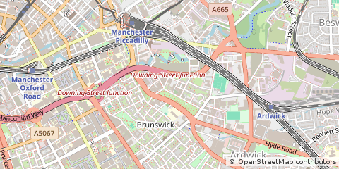 Map of Manchester