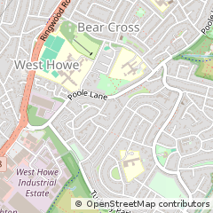 Map of Bournemouth, Dorset