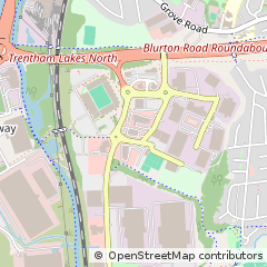 Map of Stoke on Trent, Staffordshire