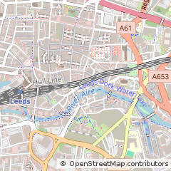 Map of Leeds, West Yorkshire