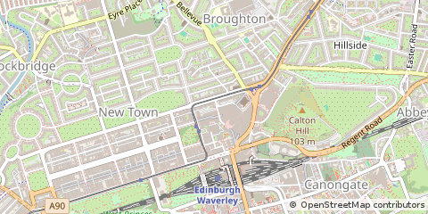 Map of Edinburgh