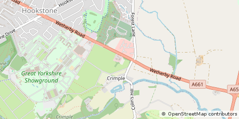 Map of Harrogate, North Yorkshire