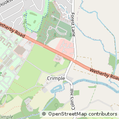 Map of Harrogate, North Yorkshire