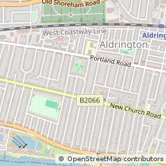 Map of Hove, East Sussex