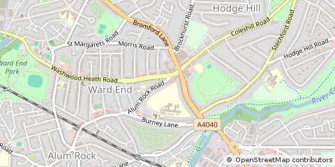 Map of Birmingham