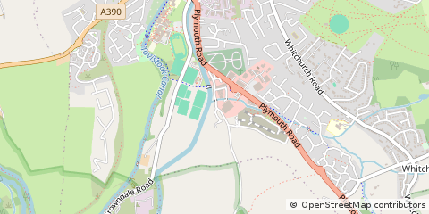 Map of Tavistock, Devon
