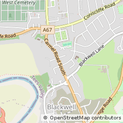 Map of Darlington