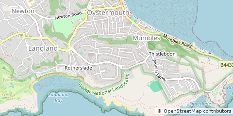 Map of Swansea