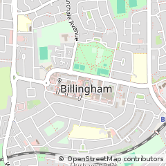 Map of Billingham, Cleveland