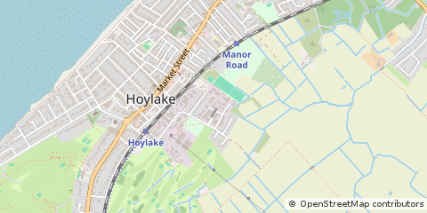 Map of Hoylake, Wirral