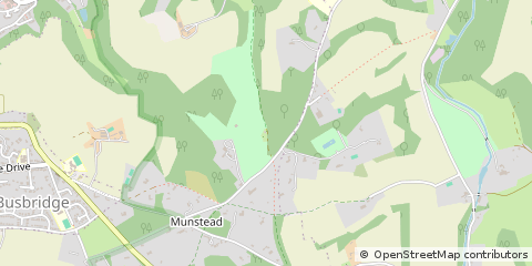 Map of Godalming