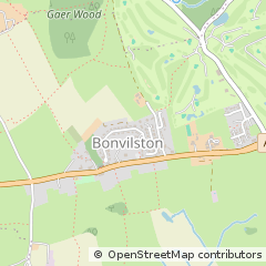 Map of Bonvilston, Vale of Glamorgan