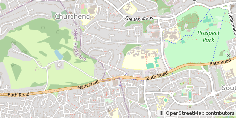 Map of Reading, Berkshire