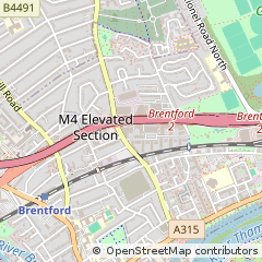Map of Brentford