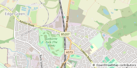 Map of Warrington