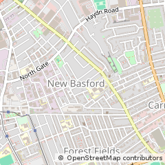 Map of Nottingham
