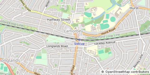 Map of Sidcup