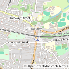 Map of Sidcup