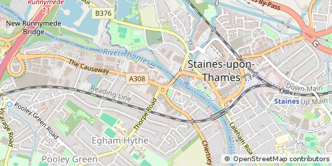 Map of Chessington, Surrey