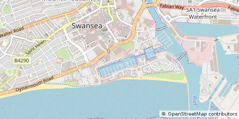 Map of Swansea