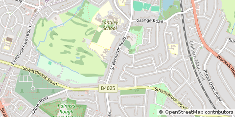 Map of Solihull
