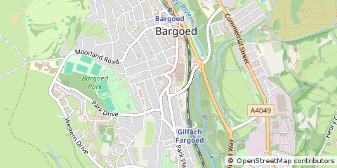 Map of Bargoed
