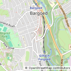 Map of Bargoed