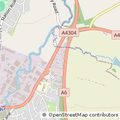 Map of Market Harborough, Leicestershire