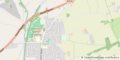 Map of Derby, Derbyshire