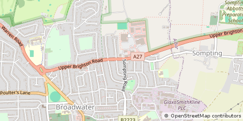 Map of Worthing