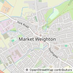 Map of York, East Yorkshire
