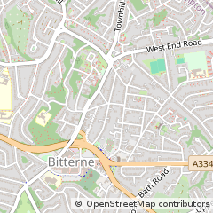 Map of Southampton, Hampshire